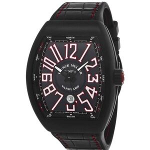 NWT Franck Muller Luxury Watch-Black/Red